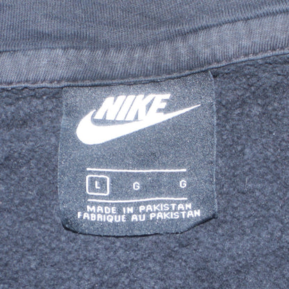 Mens UK Size L Nike Black Full Zip Hoodie