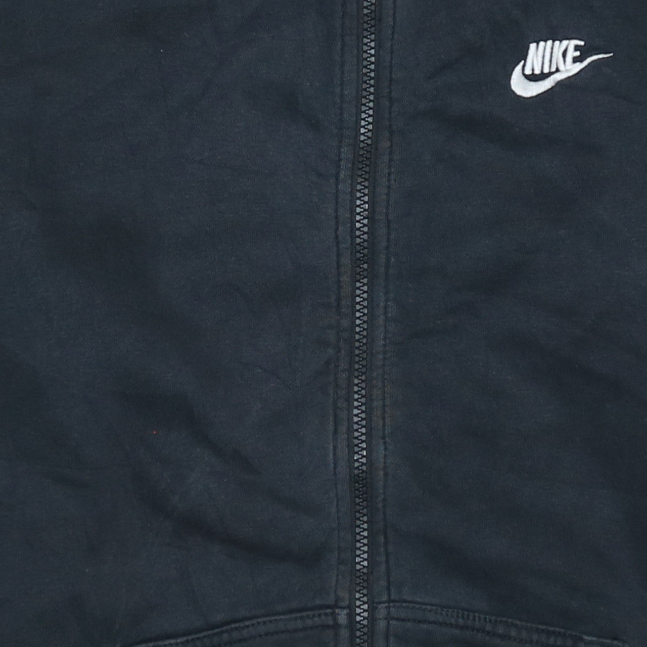 Mens UK Size L Nike Black Full Zip Hoodie