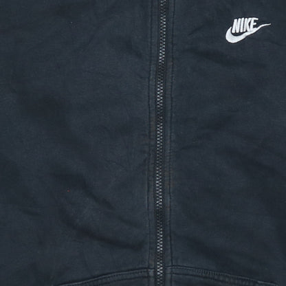 Mens UK Size L Nike Black Full Zip Hoodie