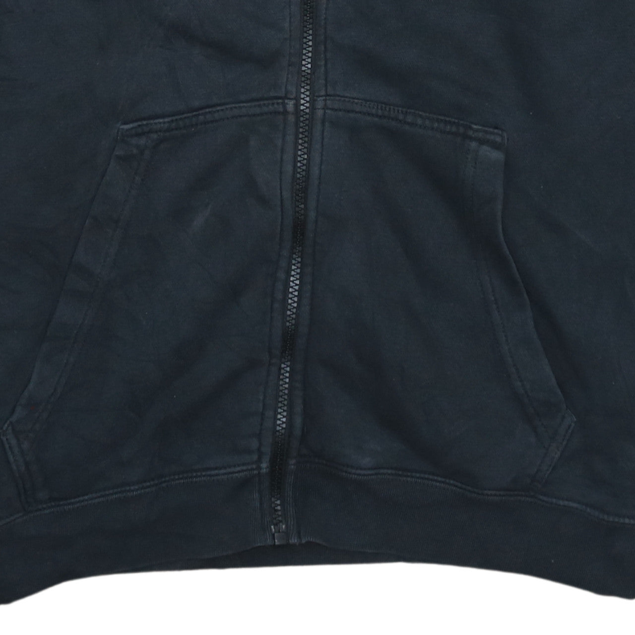 Mens UK Size L Nike Black Full Zip Hoodie