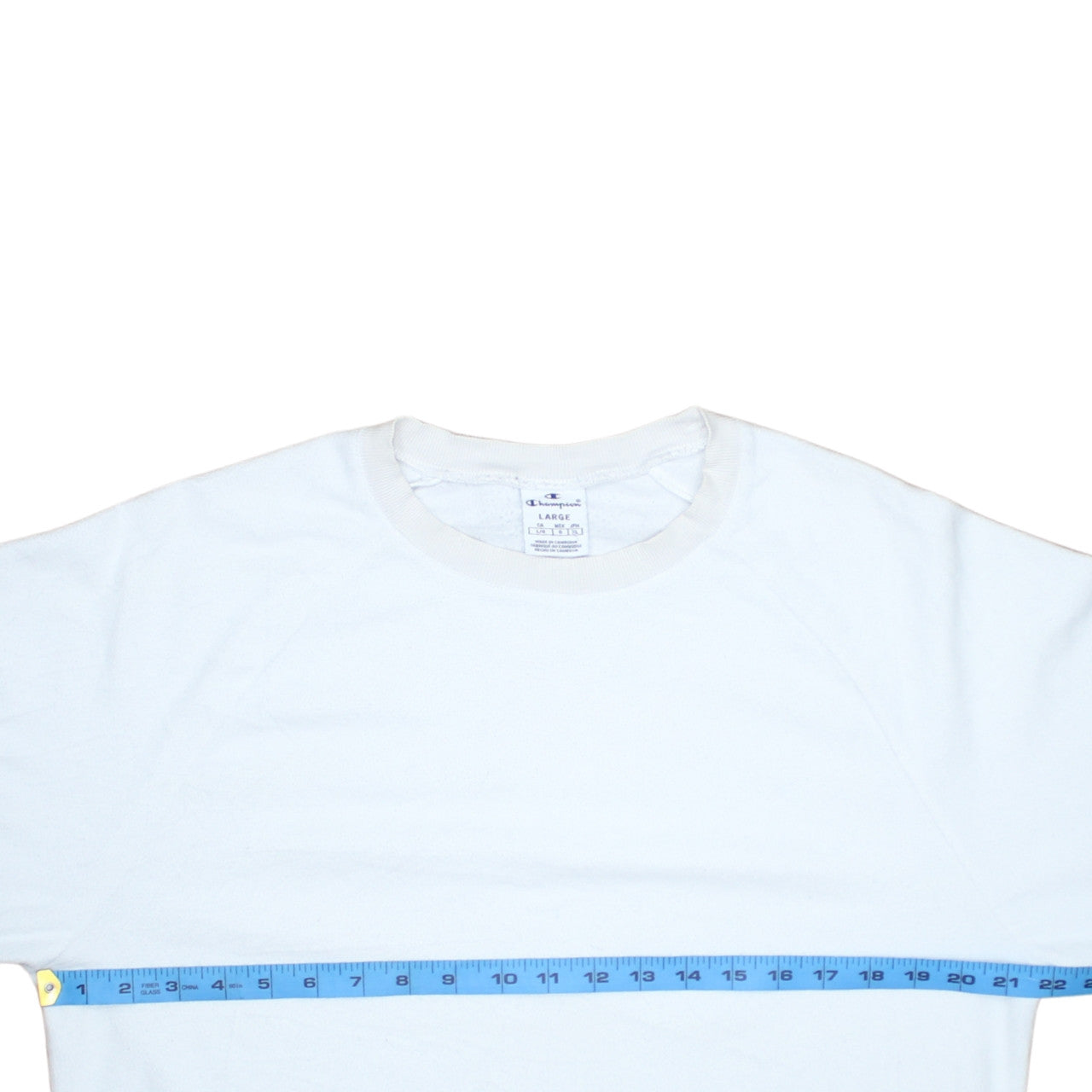 Womens UK Size L Champion White Pullover Sweatshirt