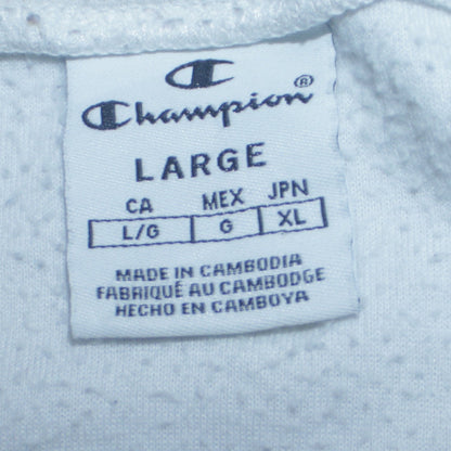 Womens UK Size L Champion White Pullover Sweatshirt