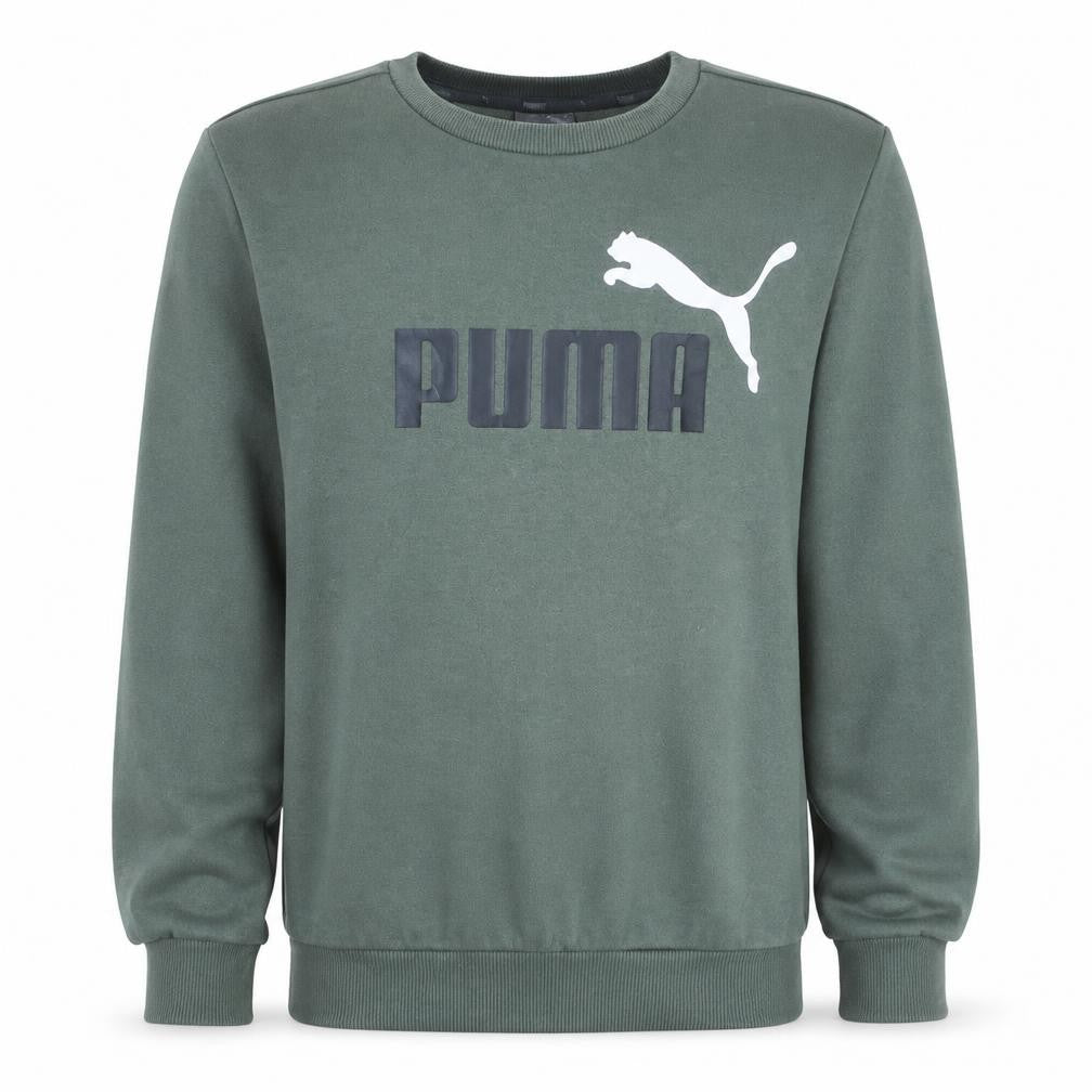 Mens UK Size XS PUMA Green Pullover Sweatshirt