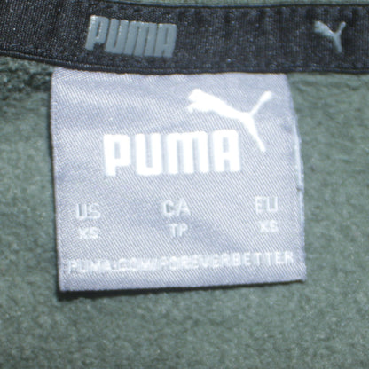 Mens UK Size XS PUMA Green Pullover Sweatshirt