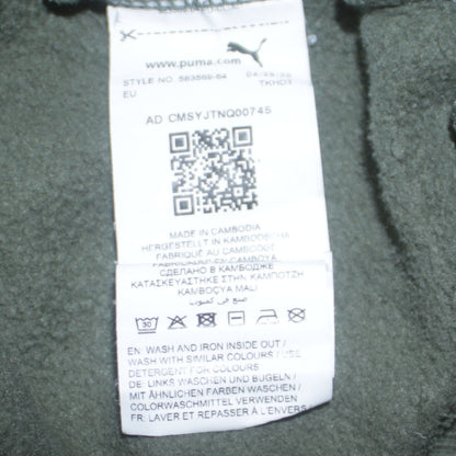 Mens UK Size XS PUMA Green Pullover Sweatshirt