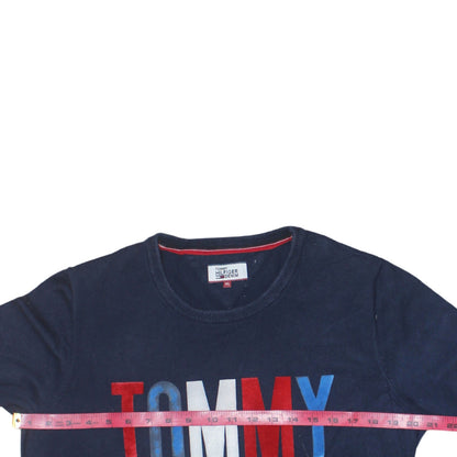 Mens UK Size XL Tommy Hilfiger Blue Pullover Sweatshirt