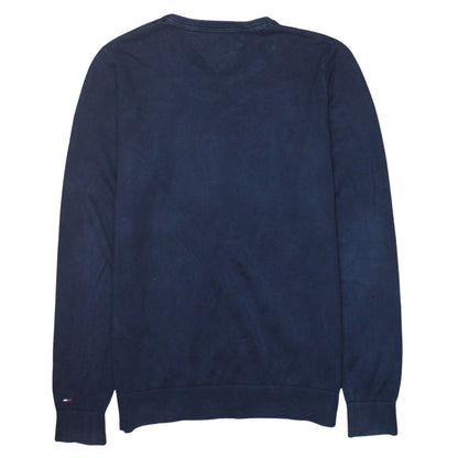 Mens UK Size XL Tommy Hilfiger Blue Pullover Sweatshirt