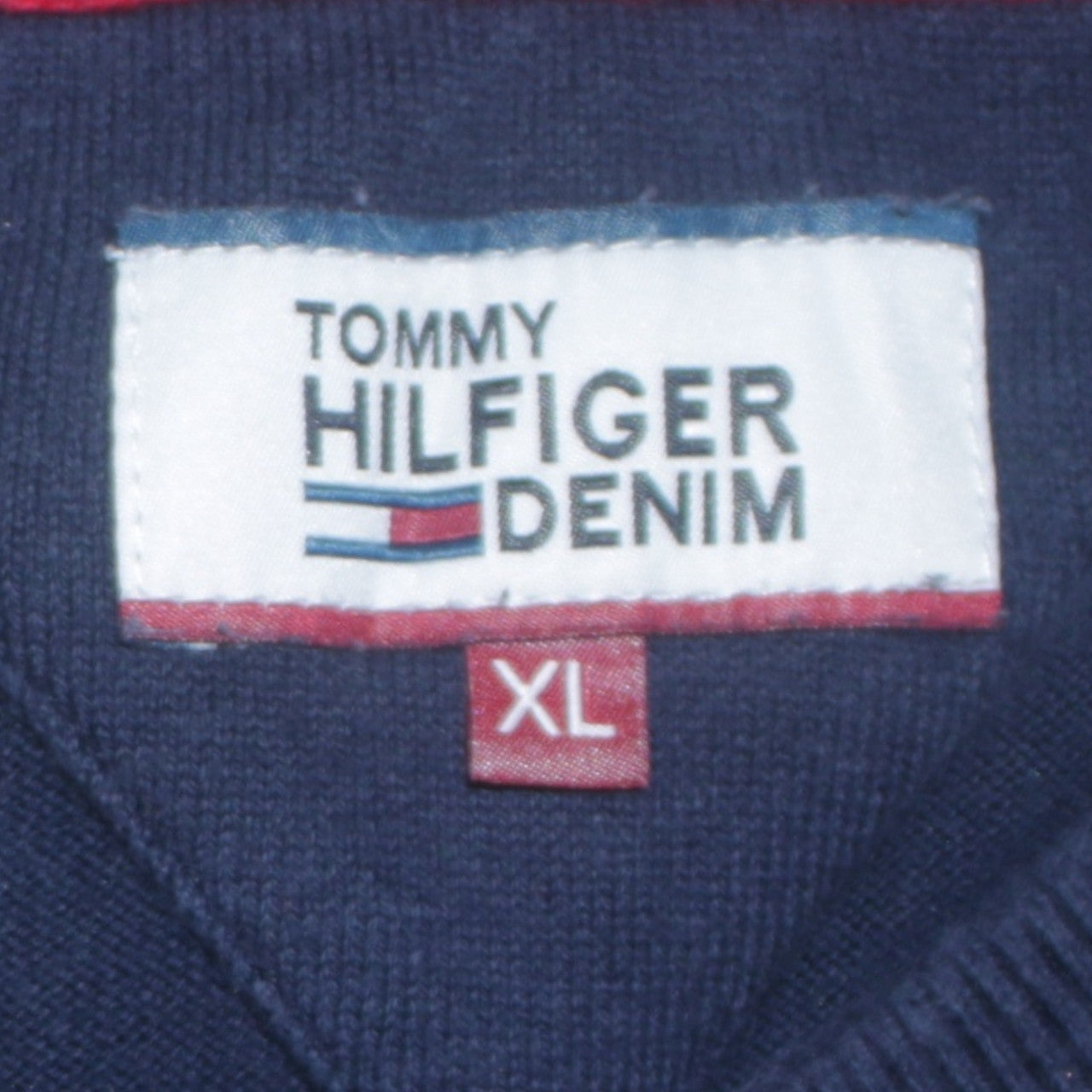 Mens UK Size XL Tommy Hilfiger Blue Pullover Sweatshirt