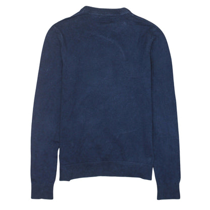 Mens UK Size M Tommy Hilfiger Blue Pullover Jumper