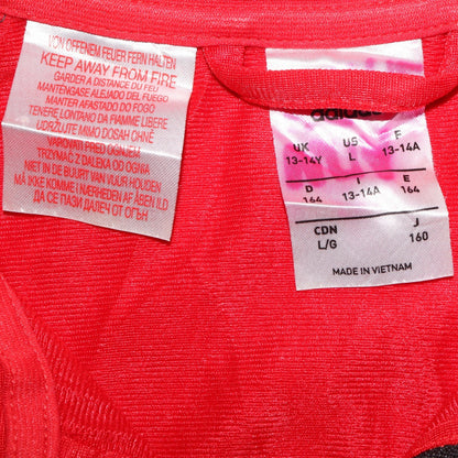 Boys UK Size 13-14 Years adidas Red Track Jacket
