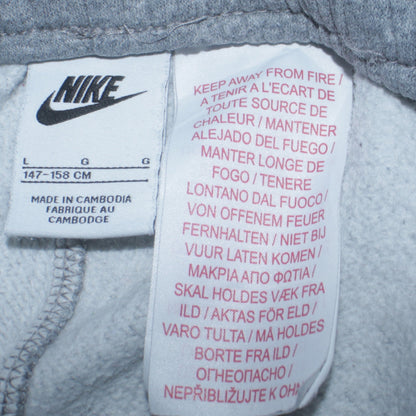 Nike Boys Grey Jogger Sweatpants 13-14 Years Regular Fit Activewear