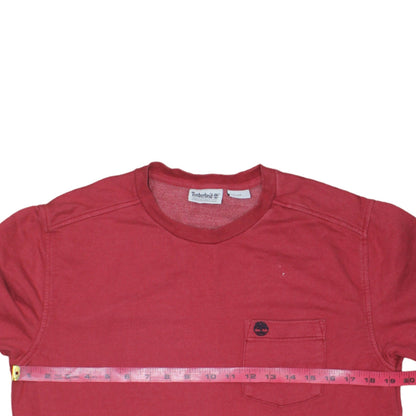 Mens UK Size M Timberland Red Pullover Sweatshirt