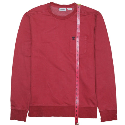 Mens UK Size M Timberland Red Pullover Sweatshirt