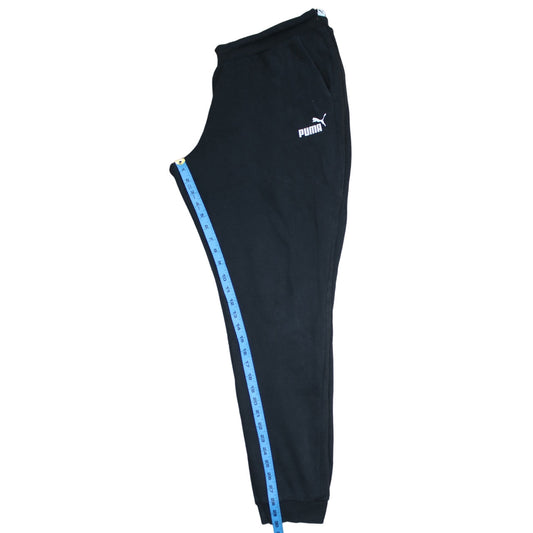 Womens UK Size XL PUMA Regular Fit Jogger Black Trousers