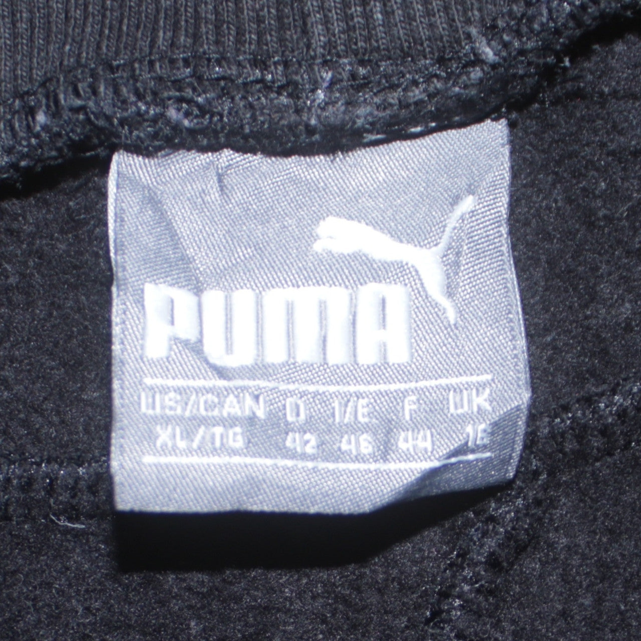 Womens UK Size XL PUMA Regular Fit Jogger Black Trousers