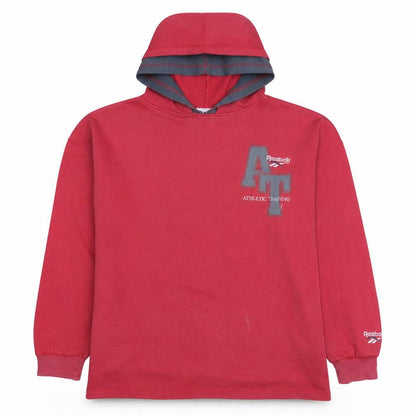 Mens UK Size M Reebok Red Pullover Hoodie