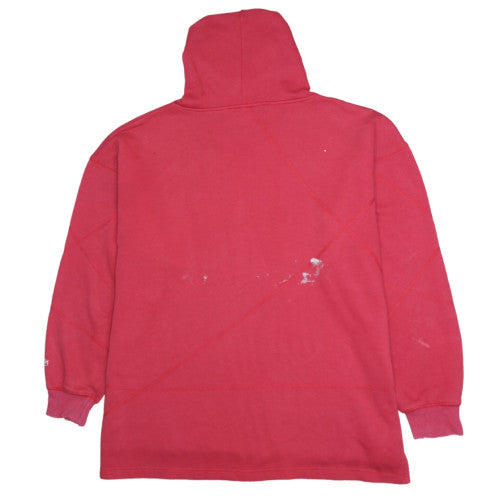 Mens UK Size M Reebok Red Pullover Hoodie