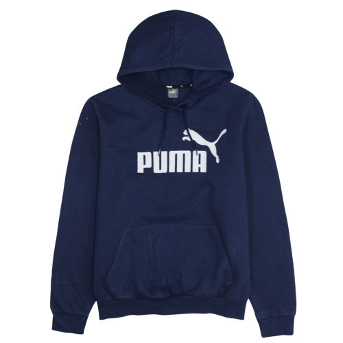 Mens UK Size 2XL PUMA Blue Pullover Hoodie