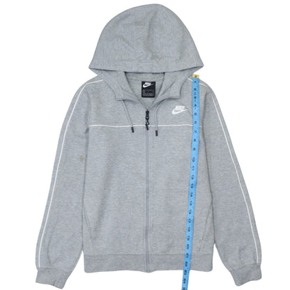 Mens UK Size S Nike Grey Full Zip Hoodie