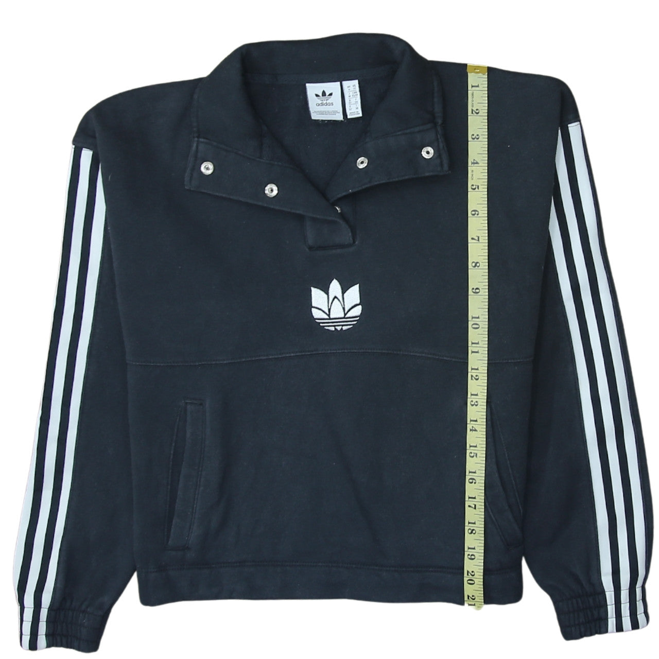 Womens UK Size XS adidas Black Pullover Sweatshirt