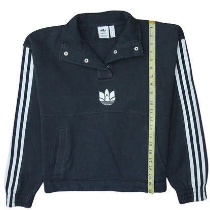 Womens UK Size XS adidas Black Pullover Sweatshirt