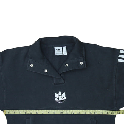 Womens UK Size XS adidas Black Pullover Sweatshirt