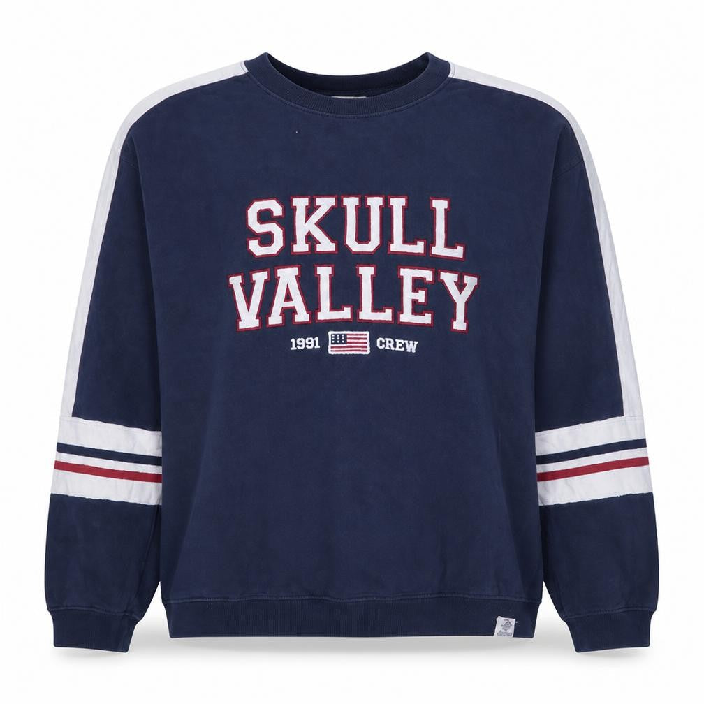 Womens UK Size 8 Pull & Bear Blue Pullover Sweatshirt