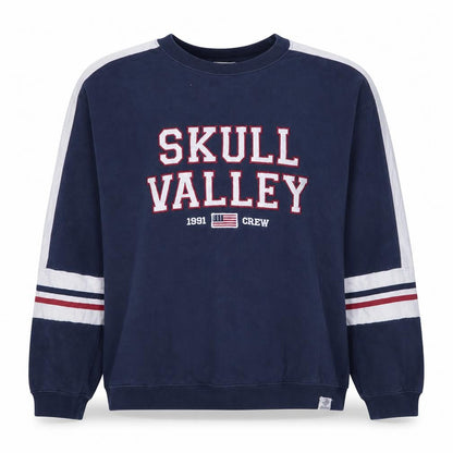 Womens UK Size 8 Pull & Bear Blue Pullover Sweatshirt