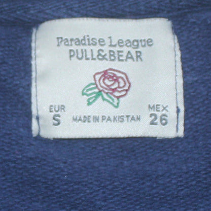 Womens UK Size 8 Pull & Bear Blue Pullover Sweatshirt