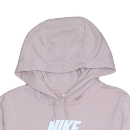 Womens UK Size S Nike Pink Pullover Hoodie