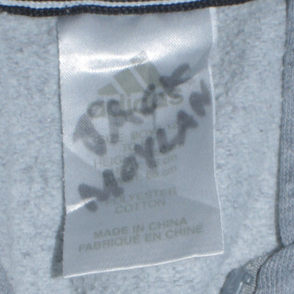 Boys UK Size 10 Years adidas Grey Full Zip Hoodie