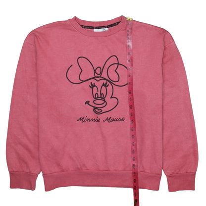 Womens UK Size 12 Disney Pink Pullover Sweatshirt