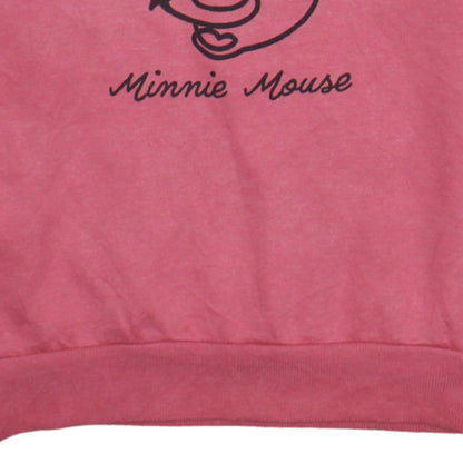 Womens UK Size 12 Disney Pink Pullover Sweatshirt