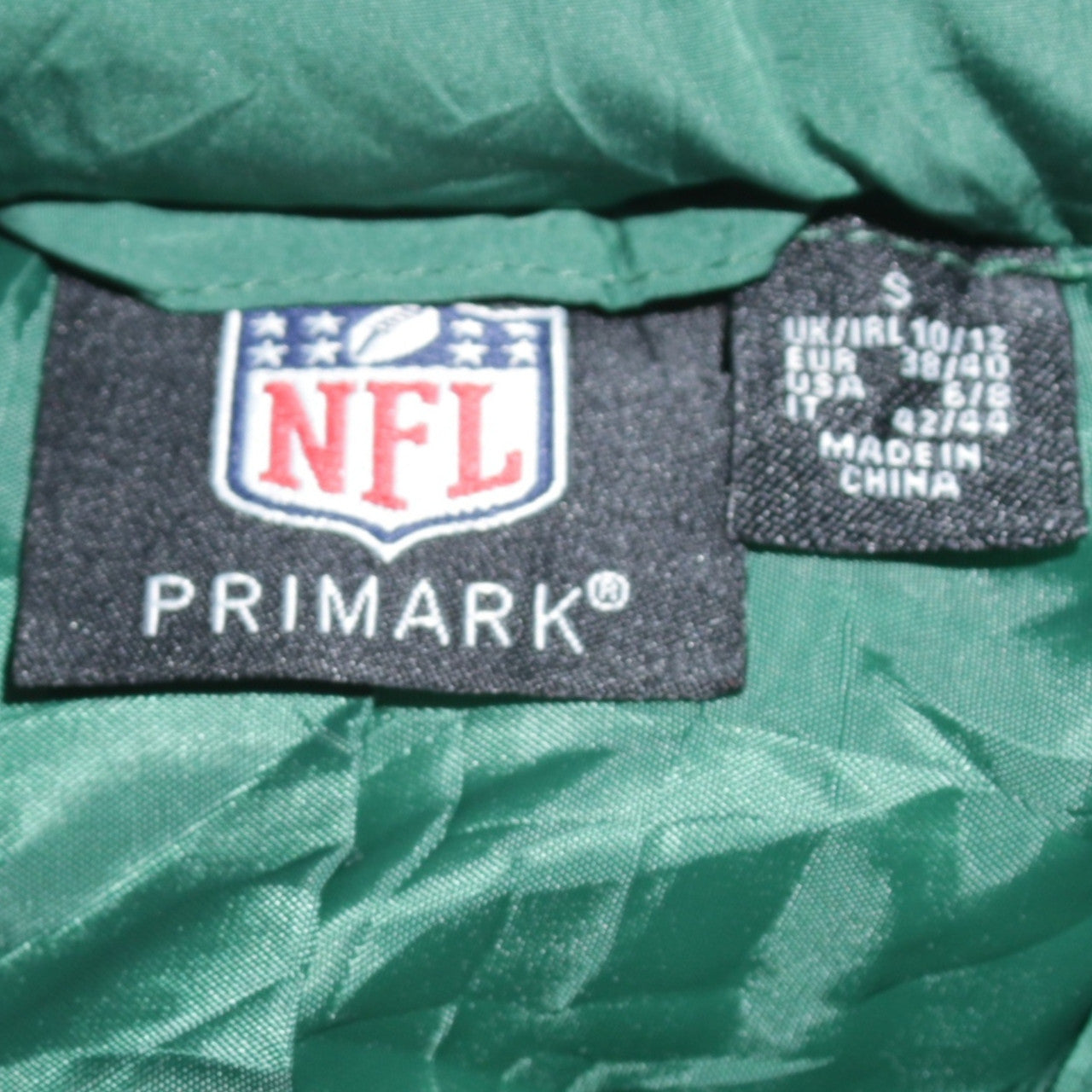 Womens UK Size 10 Primark Green Puffer Jacket