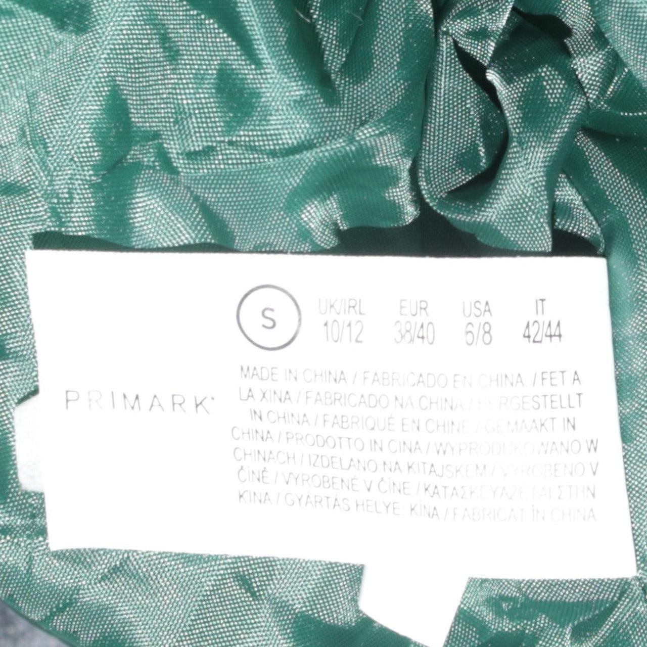 Womens UK Size 10 Primark Green Puffer Jacket