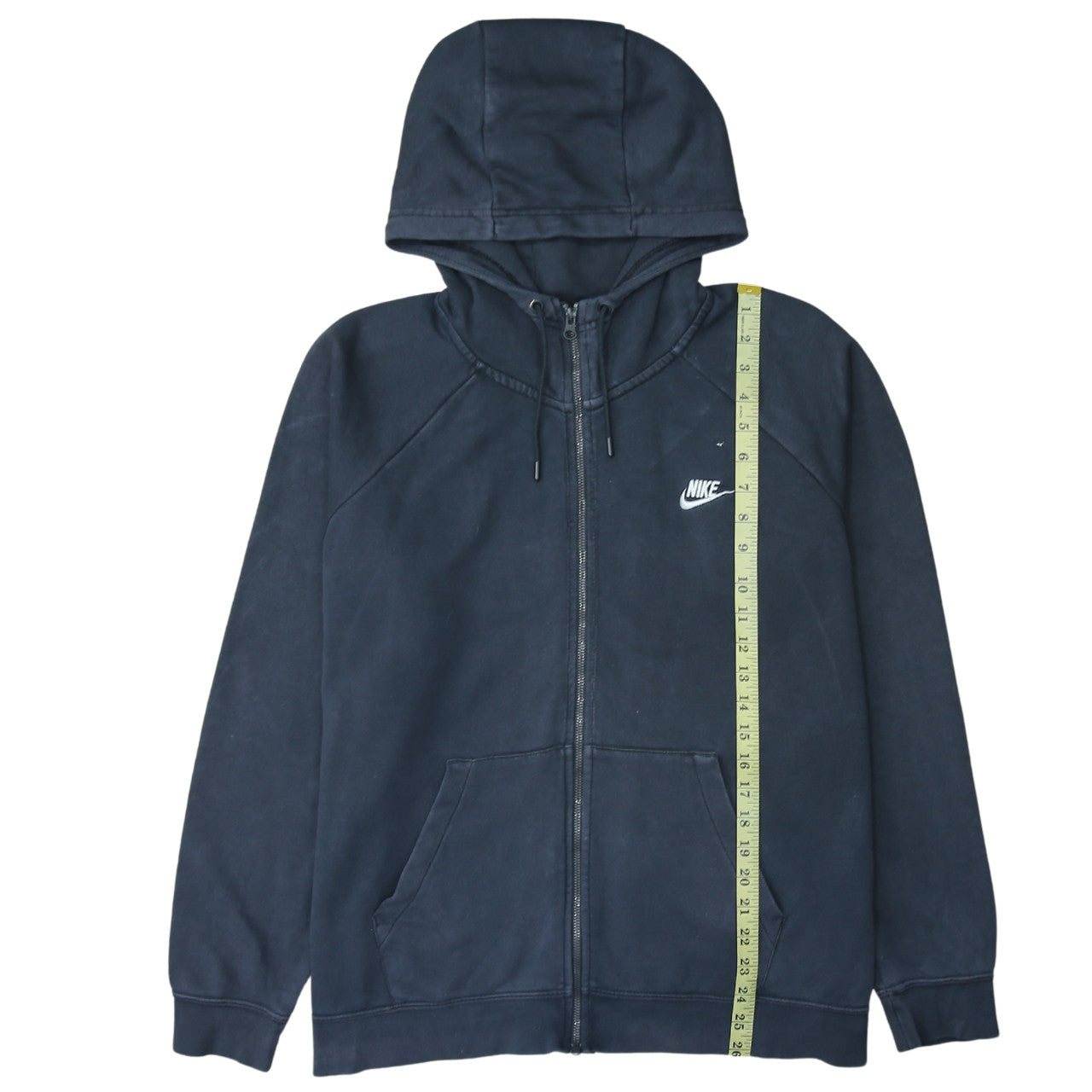 Mens UK Size XL Nike Blue Full Zip Hoodie