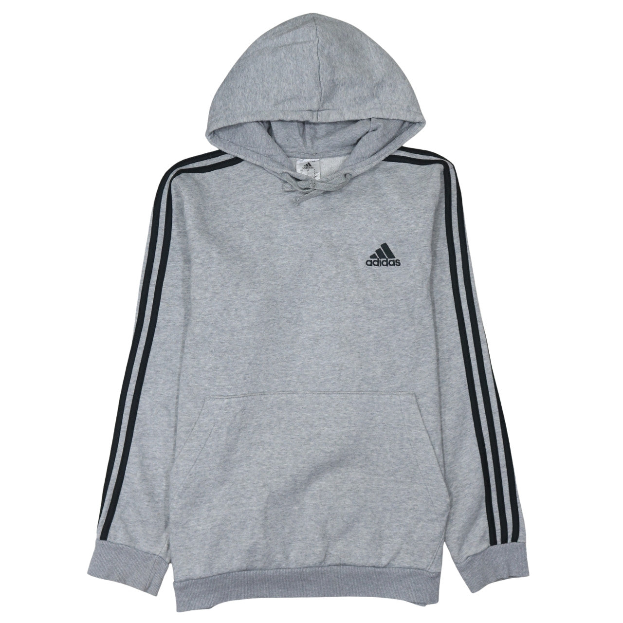 Mens UK Size L adidas Grey Pullover Hoodie