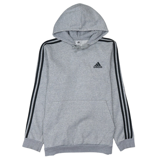 Mens UK Size L adidas Grey Pullover Hoodie