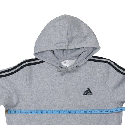 Mens UK Size L adidas Grey Pullover Hoodie