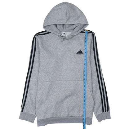 Mens UK Size L adidas Grey Pullover Hoodie