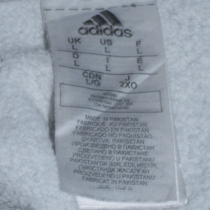 Mens UK Size L adidas Grey Pullover Hoodie