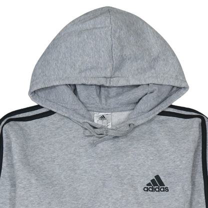 Mens UK Size L adidas Grey Pullover Hoodie
