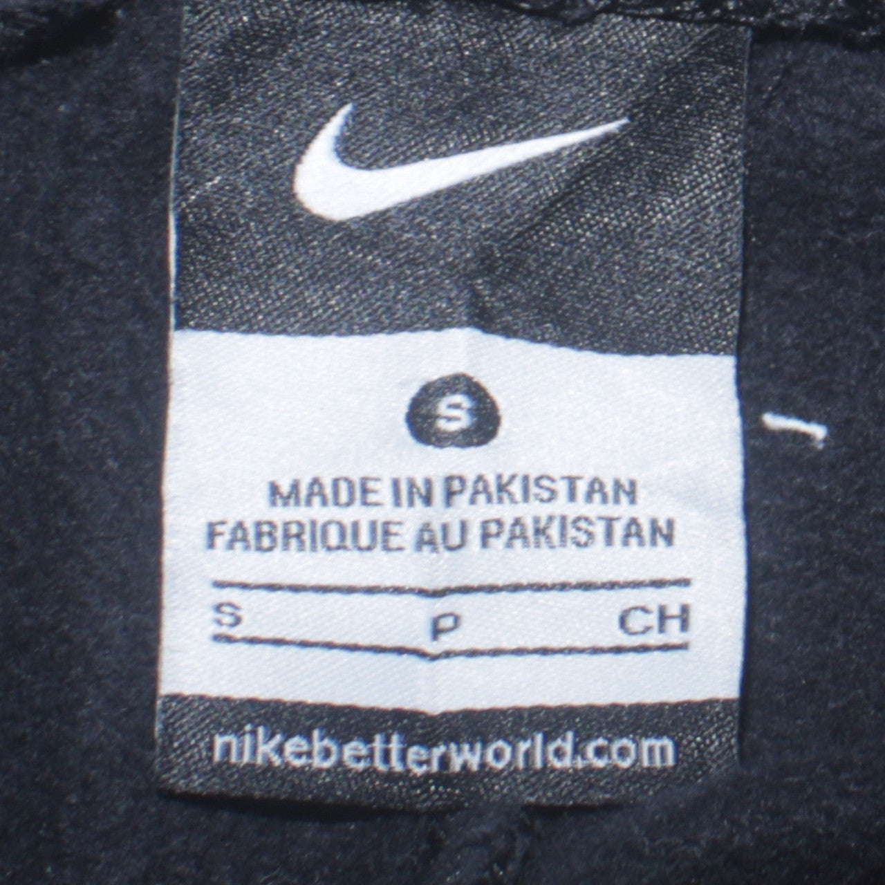 Mens UK Size S Nike Regular Fit Jogger Black Trousers