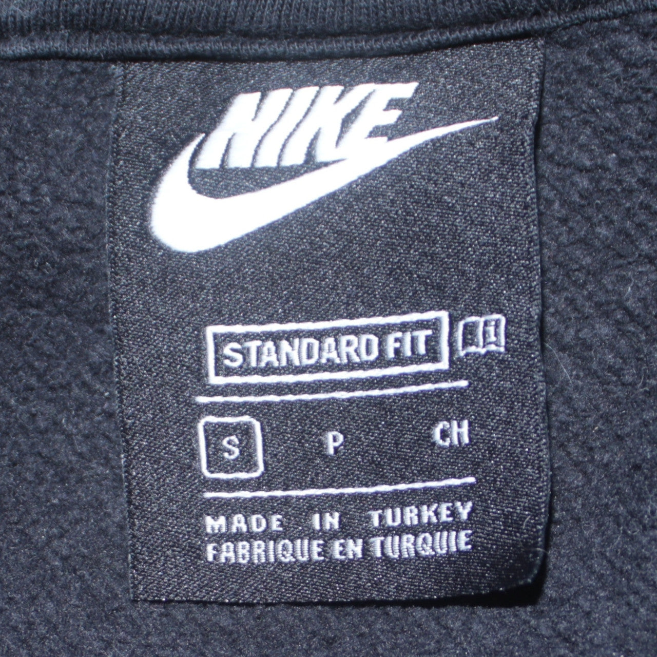 Mens UK Size S Nike Black Pullover Hoodie