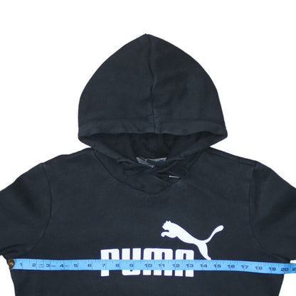 Womens UK Size 12 PUMA Black Pullover Hoodie