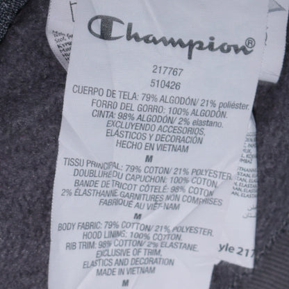 Mens UK Size M Champion Grey Full Zip Hoodie