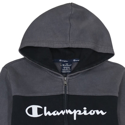 Mens UK Size M Champion Grey Full Zip Hoodie