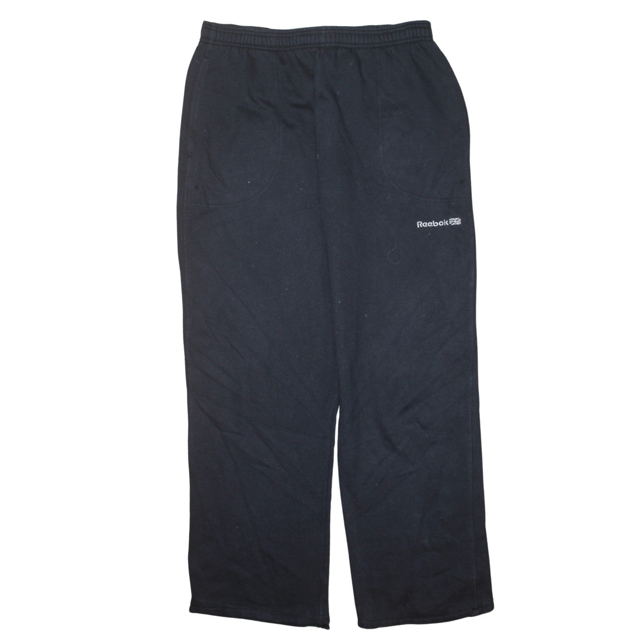 Mens UK Size M Reebok Regular Fit Sweatpants Black Trousers