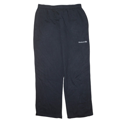 Mens UK Size M Reebok Regular Fit Sweatpants Black Trousers