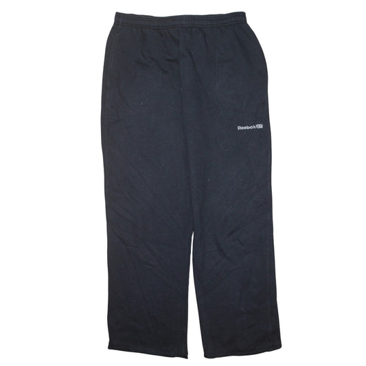 Mens UK Size M Reebok Regular Fit Sweatpants Black Trousers